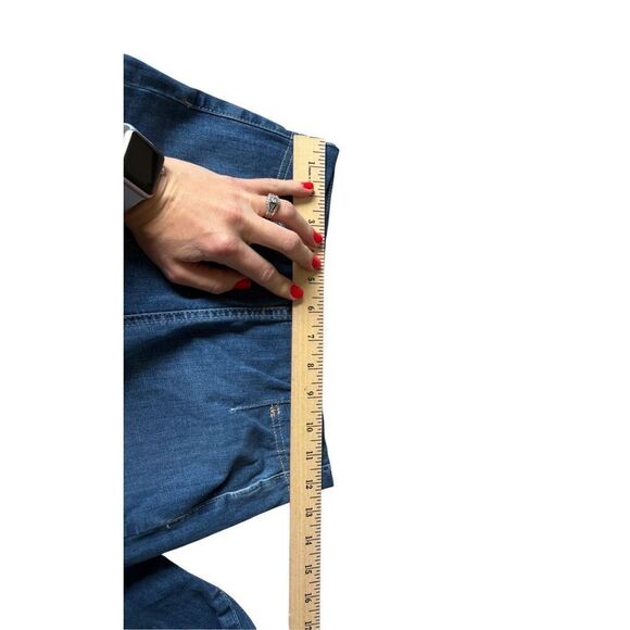 Free People Skyline Flare Pull-On Jeans Size 25 Blue Boho - Picture 4 of 8